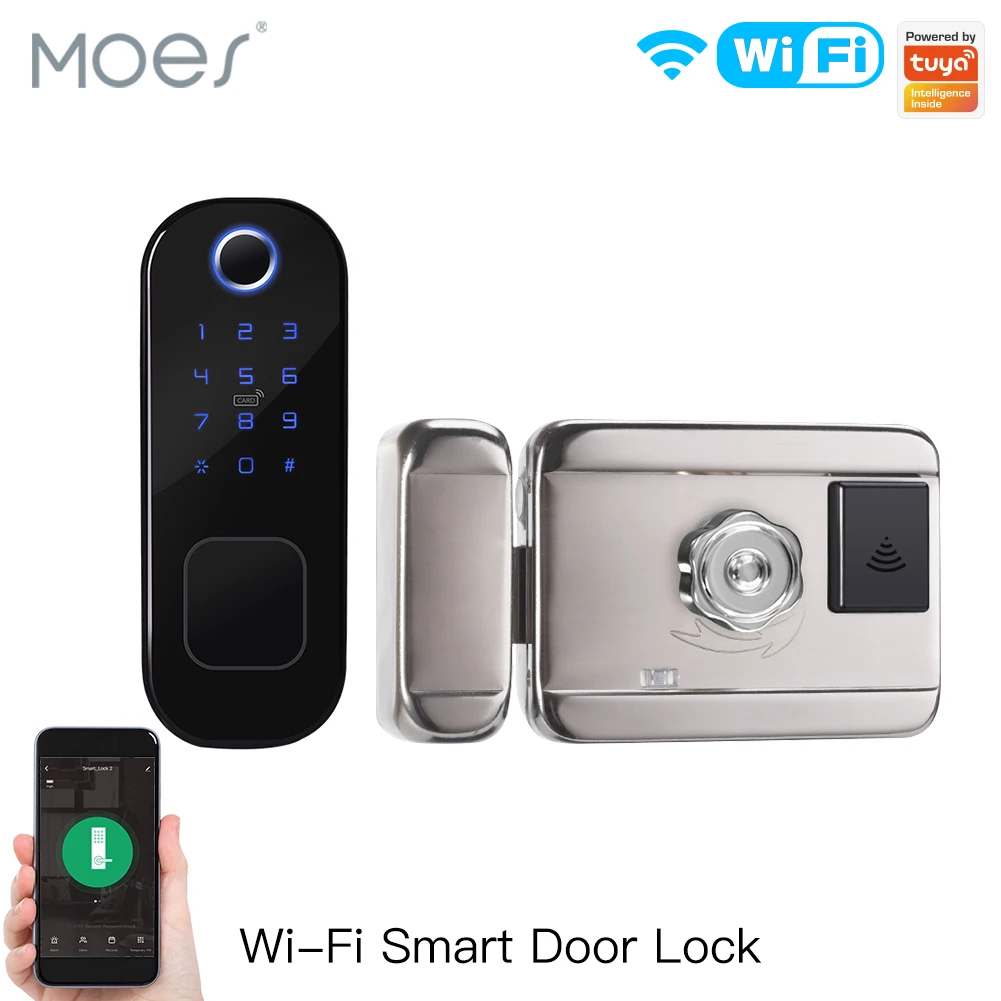 Home Security Essential - MOES WiFi Tuya Smart Lock Door