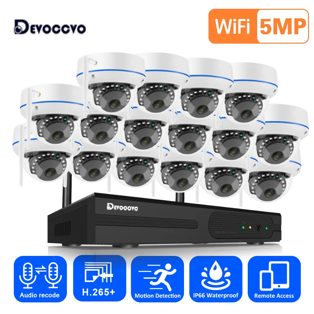 Home Security Wireless Camera - 5MP Wifi IP Camera Security System