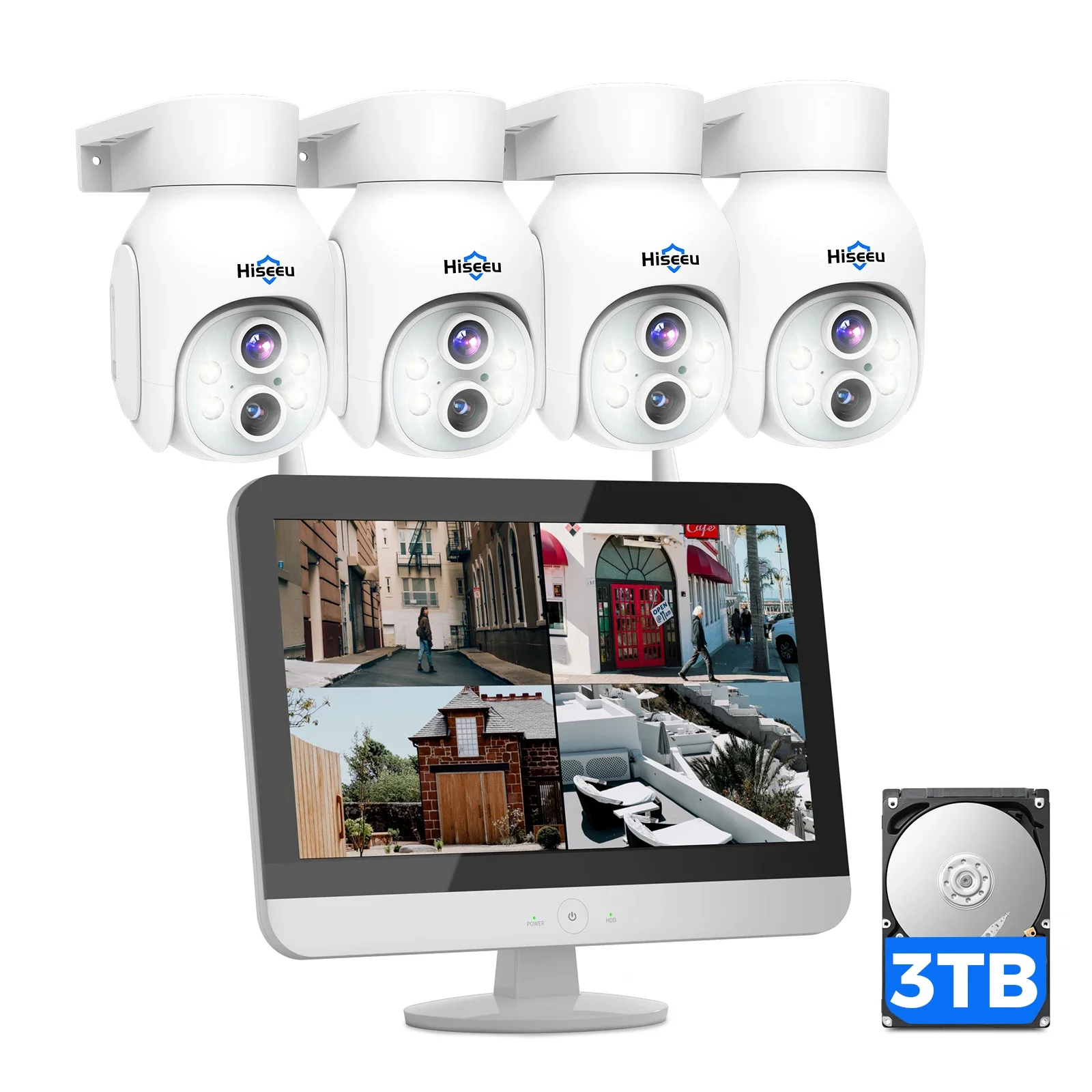 Home Security With Monitoring - 2026 5X optical zoom 5MP 12