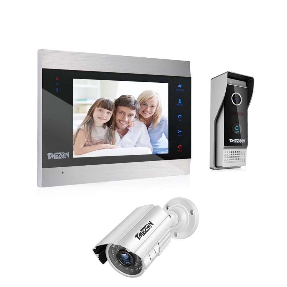 Home Security Uk - TMEZON 7 Inch Video Door Phone