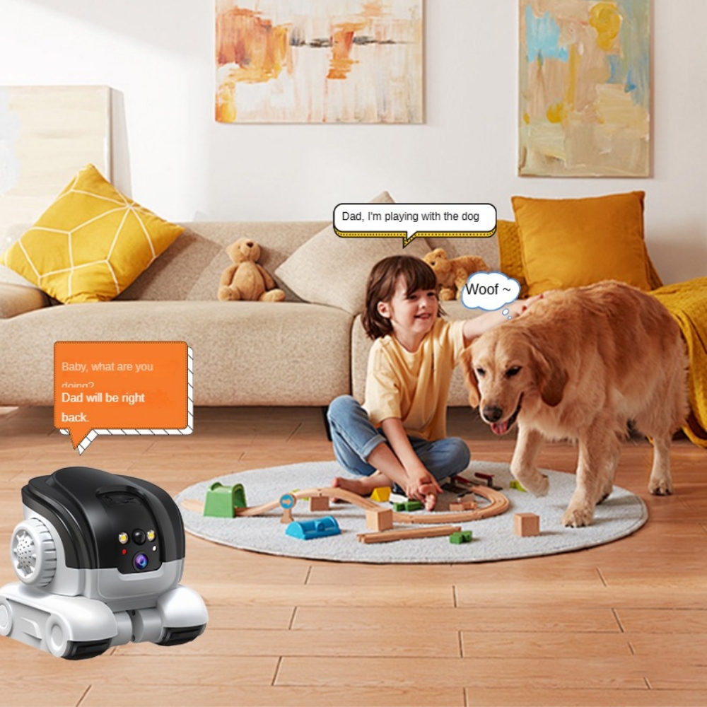 Home Security Robots - 4MP V360Pro APP Dual Lens Cat/Dog