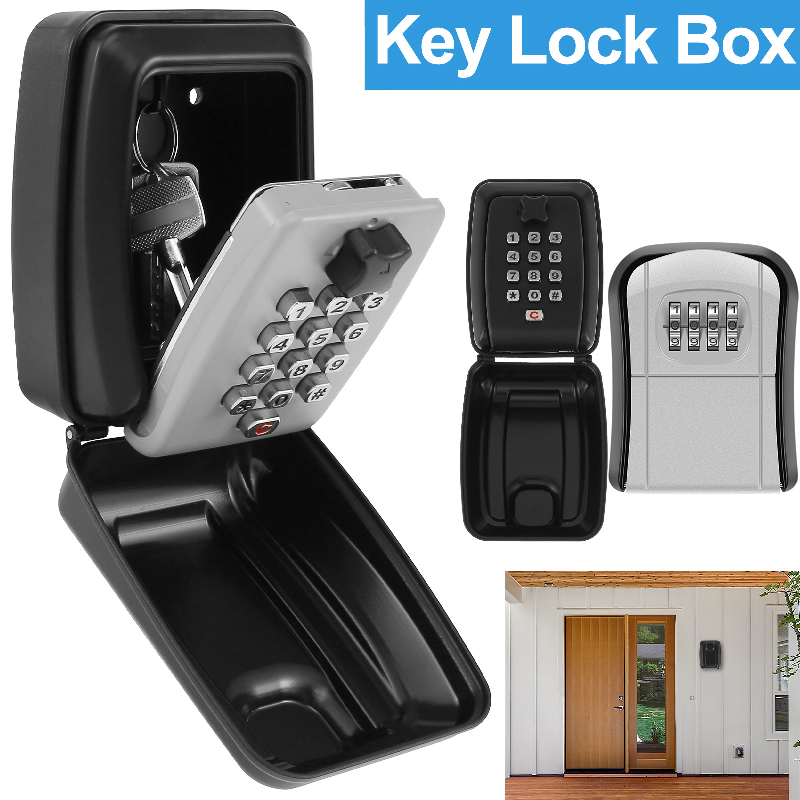 Key Lock Box Wall-Mount Secret - Home Security Essential ulasan dan harga