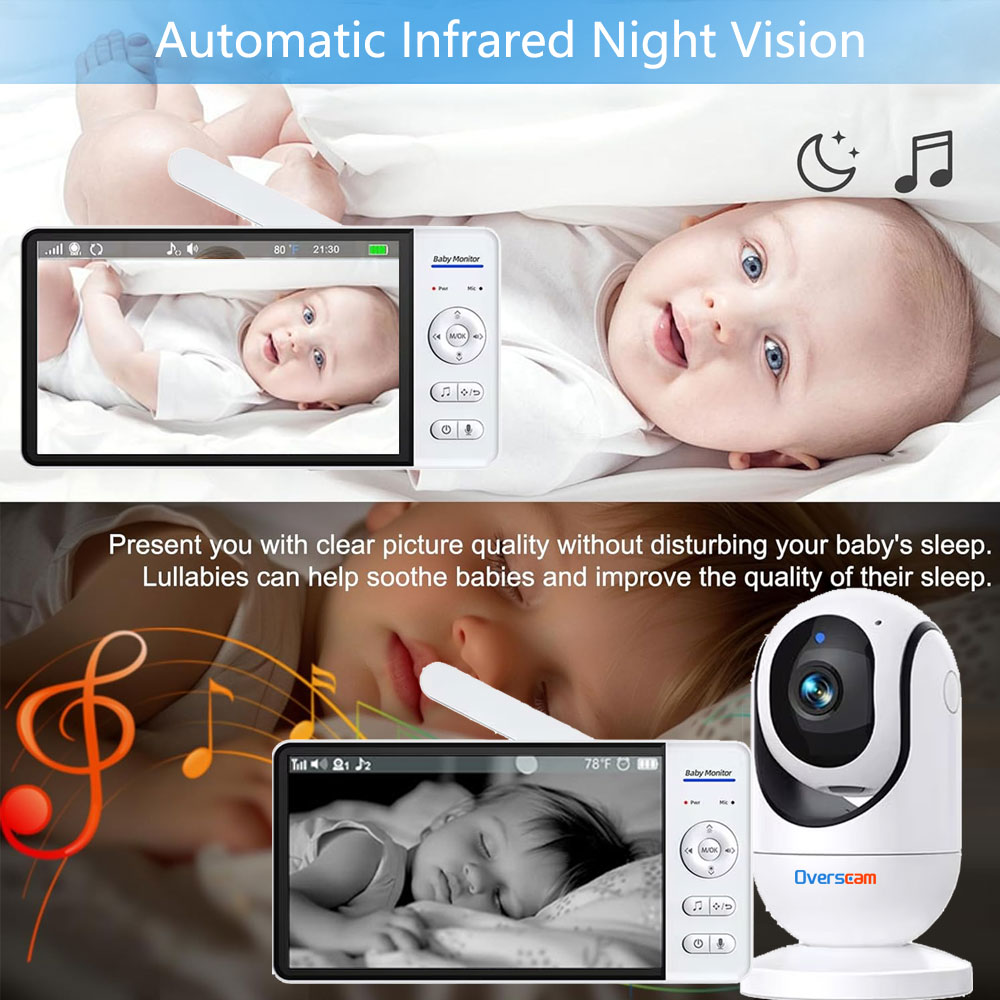 7.0 Inch Screen Baby Monitor 5 - Home Security Uk ulasan dan harga