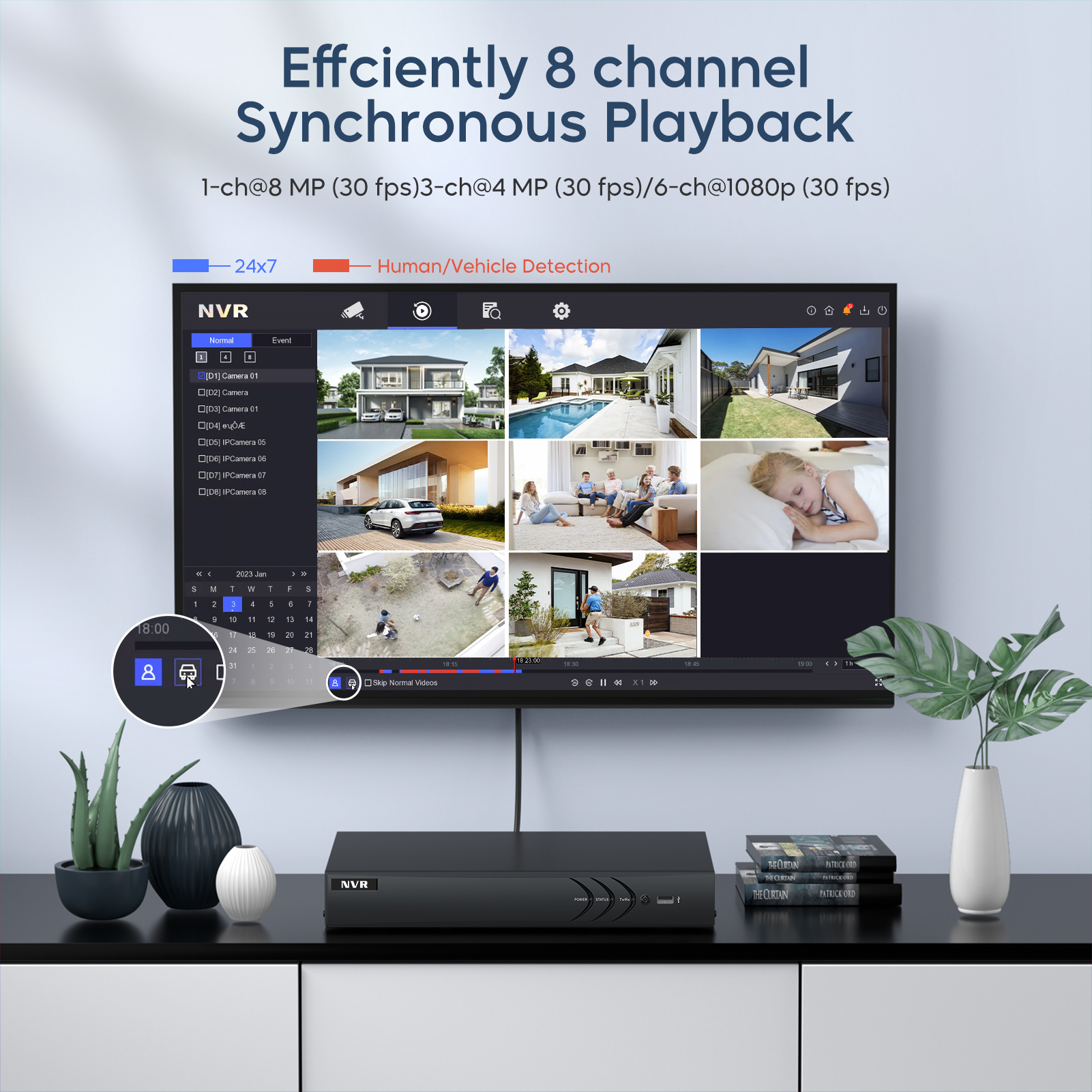 8CH Network Video Recorder for - Home Security Hikvision ulasan dan harga