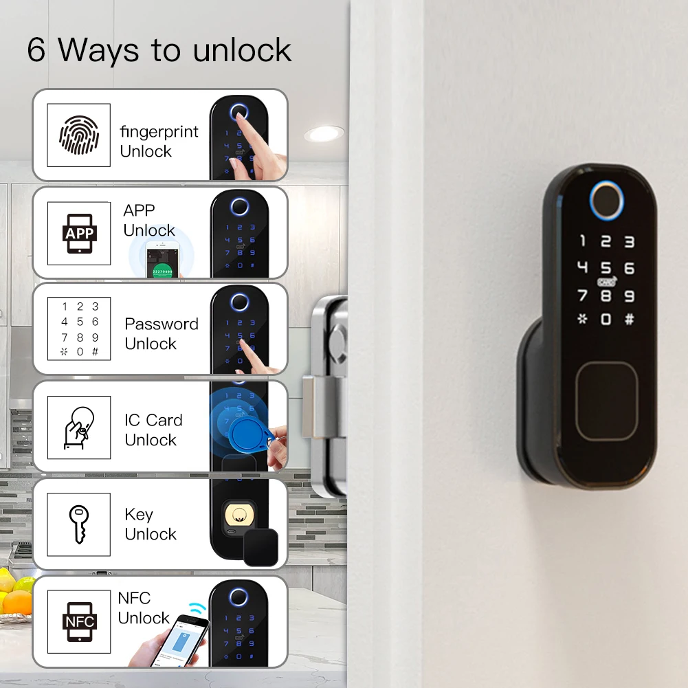 MOES WiFi Tuya Smart Lock Door - Home Security Essential ulasan dan harga