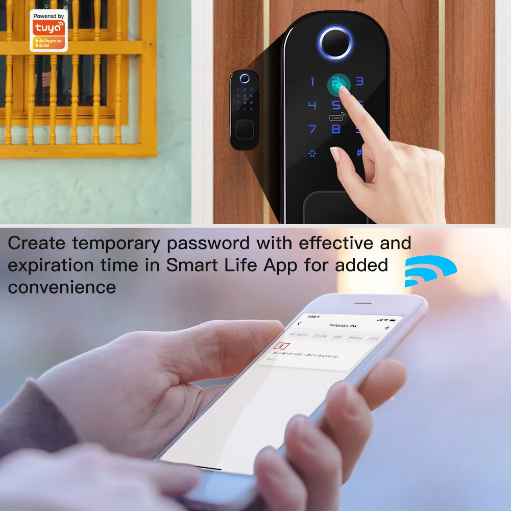 MOES WiFi Tuya Smart Lock Door - Home Security Essential ulasan dan harga