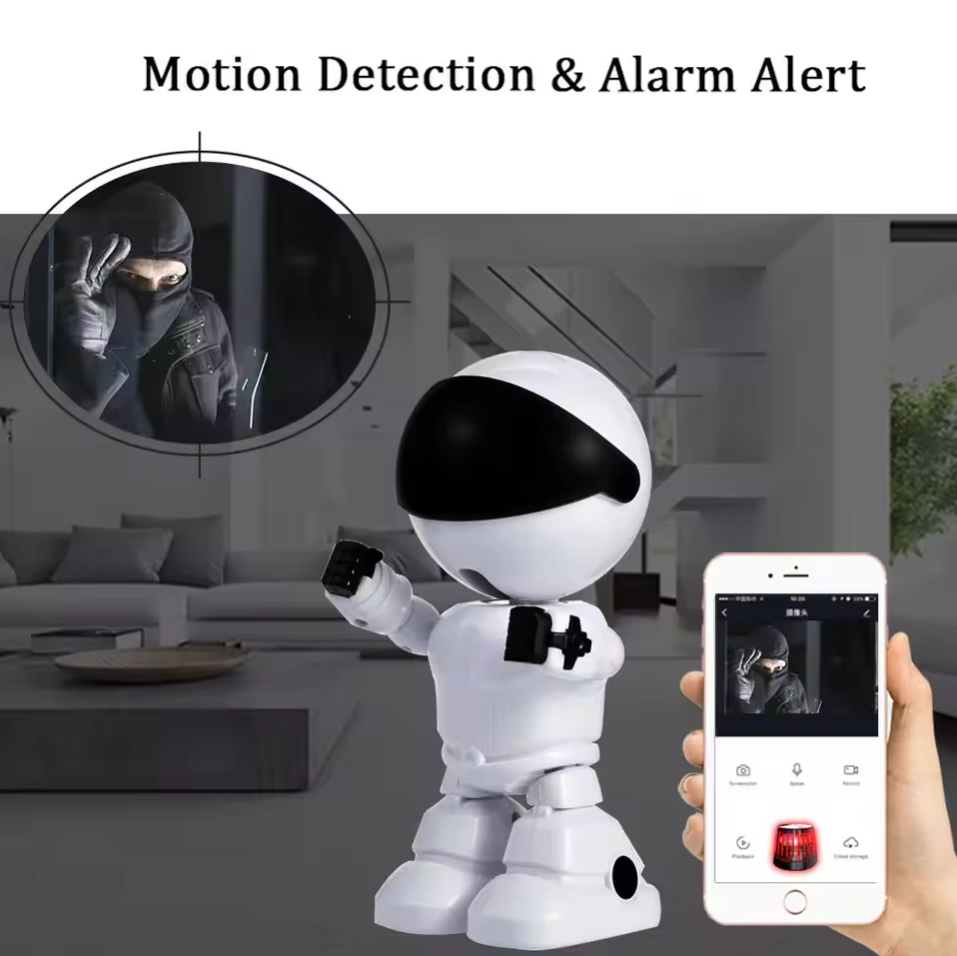 Smart Robot WiFi IP Camera 108 - Home Security Robots ulasan dan harga