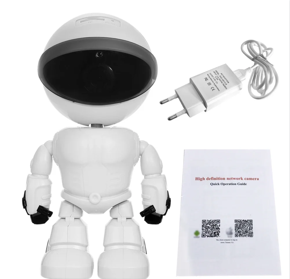 Smart Robot WiFi IP Camera 108 - Home Security Robots ulasan dan harga
