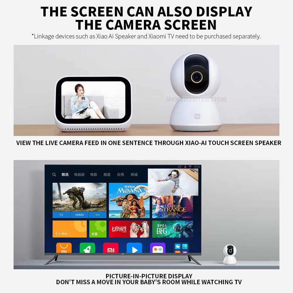 Original Xiaomi Smart Camera 2 - Home Security Camera Xiaomi Mi 360 ulasan dan harga
