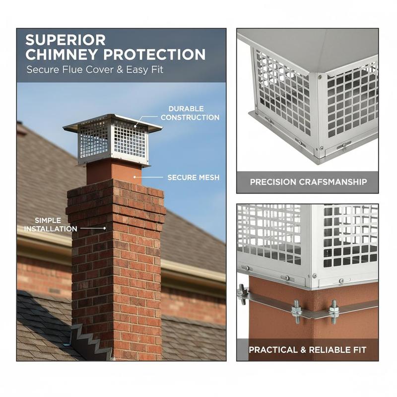 Fireplace Flue Cover 12 x 12 i - Home Security Essential ulasan dan harga