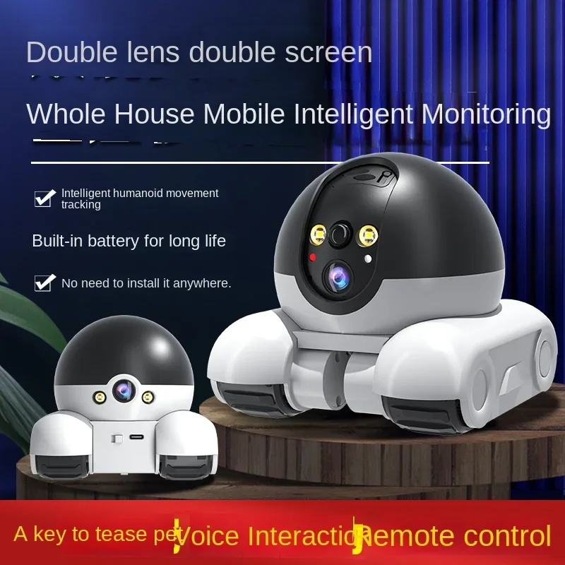 2MP 4K  Smart Mini WiFi IP Cam - Home Security Robots ulasan dan harga