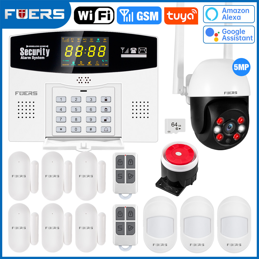 Fuers Tuya Smart Alarm System  - Home Security Phone Number ulasan dan harga