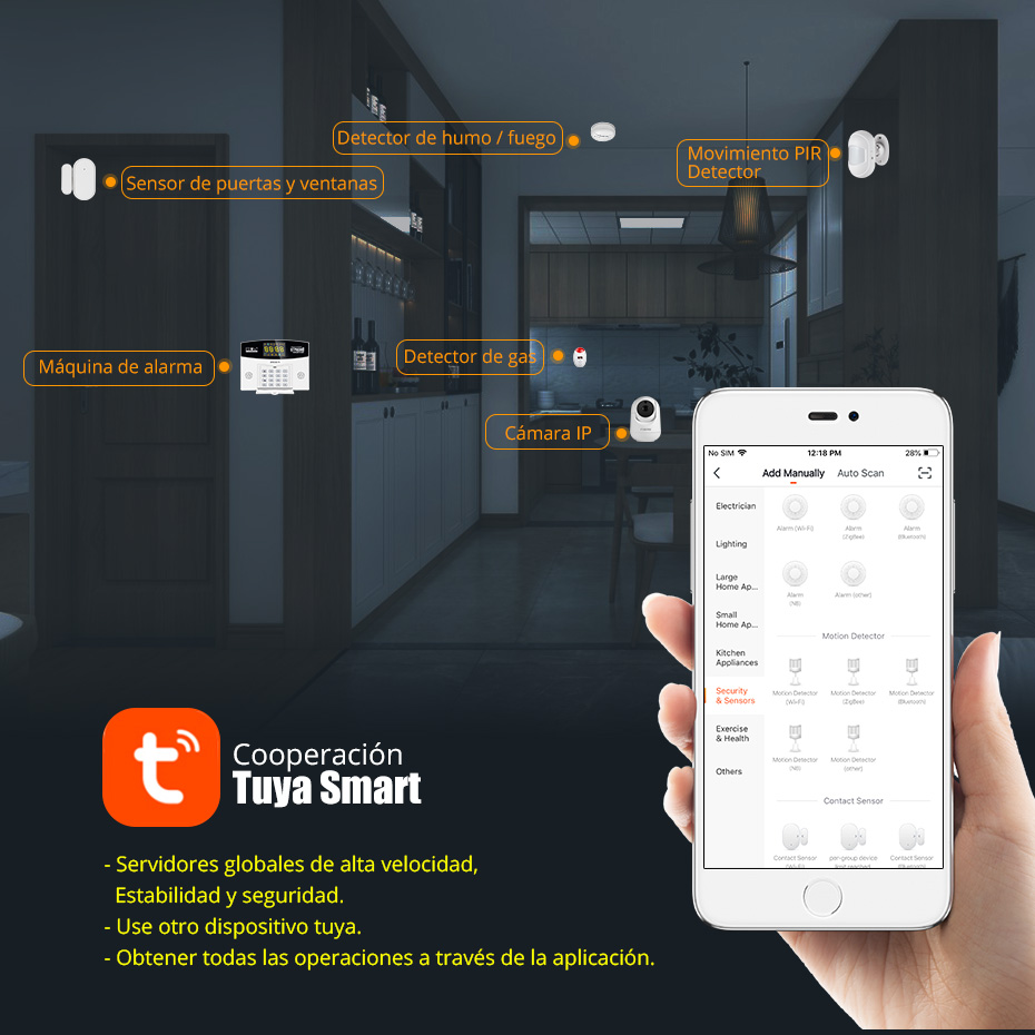 Fuers Tuya Smart Alarm System  - Home Security Phone Number ulasan dan harga