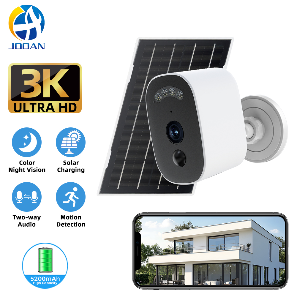 Jooan 3K HD Solar Security Cam - Home Security Wireless Camera ulasan dan harga