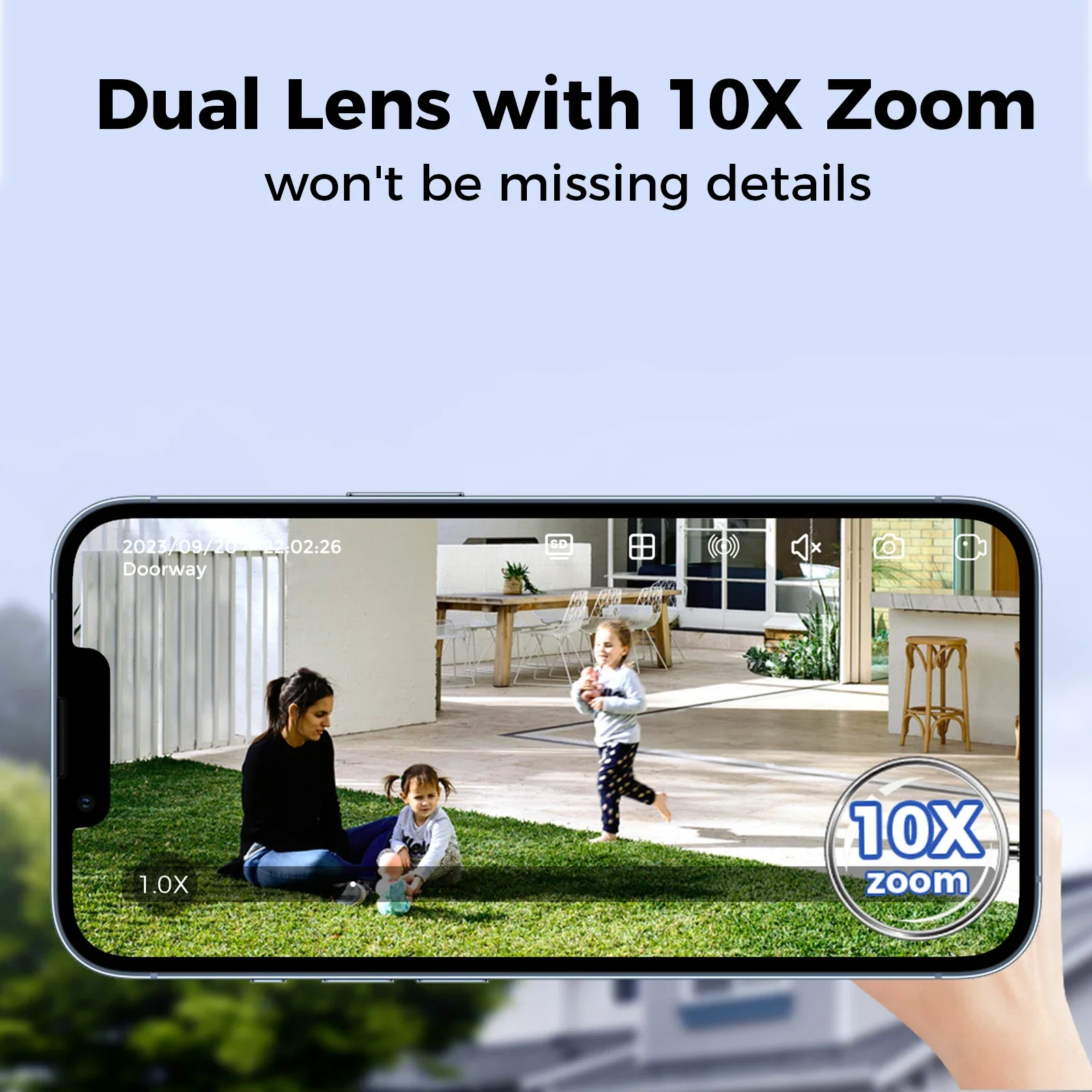 2026 5X optical zoom 5MP 12 In - Home Security With Monitoring ulasan dan harga