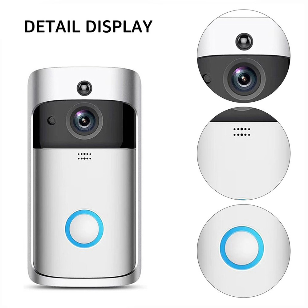 Smart V5 Video Doorbell Wirele - Home Security Uk ulasan dan harga