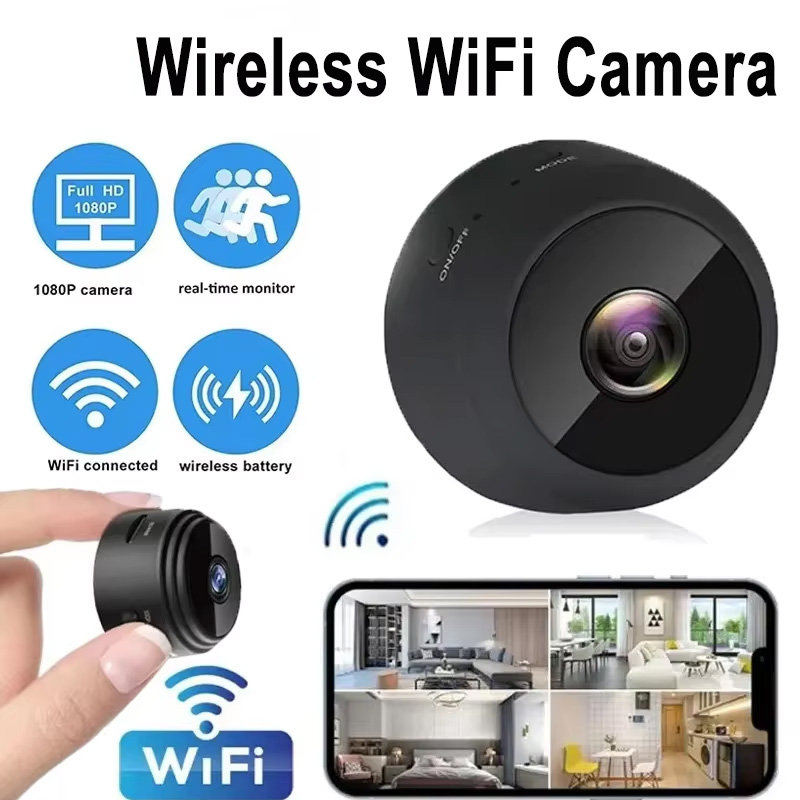 New A9 Camera Wifi 1080p HD Wi - Home Security With Monitoring ulasan dan harga
