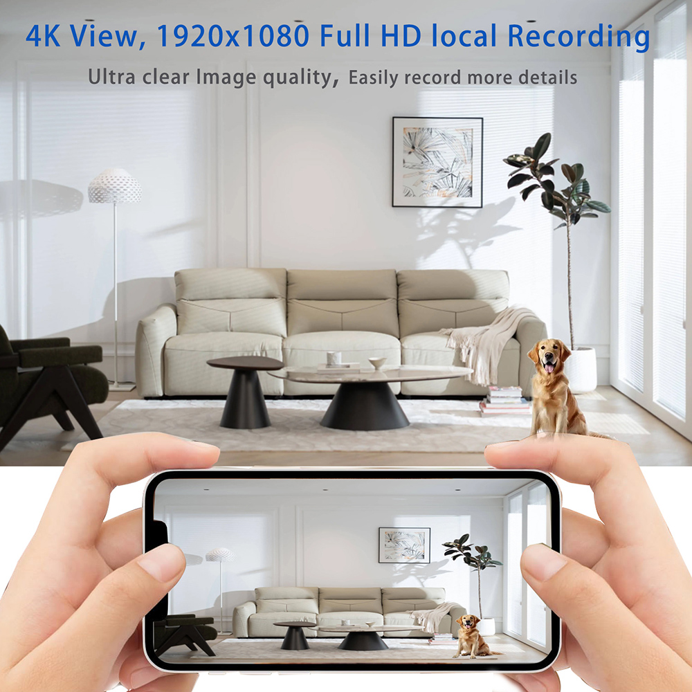 FHD Wifi Smart Monitor Surveil - Home Security Wireless Camera ulasan dan harga