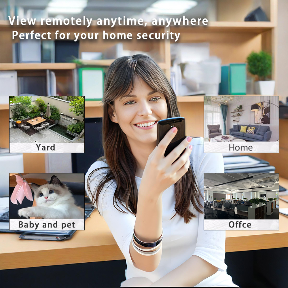 FHD Wifi Smart Monitor Surveil - Home Security Wireless Camera ulasan dan harga