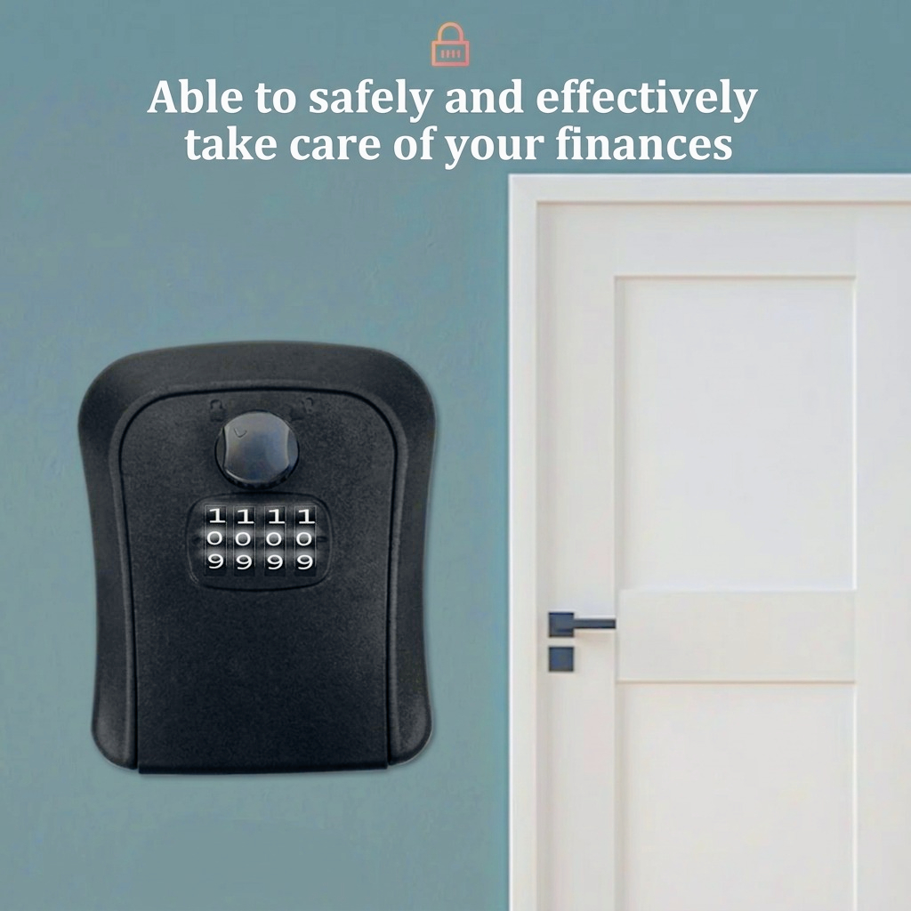 LUXROB Key Lock Box 4-digit Co - Home Security Key ulasan dan harga