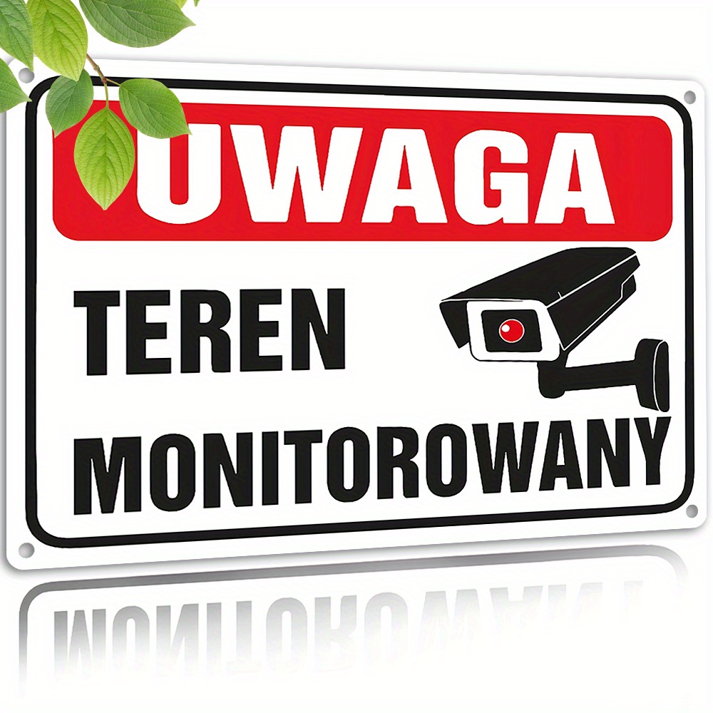 2D Flat,Vintage Metal Sign,Pol - Home Security With Monitoring ulasan dan harga