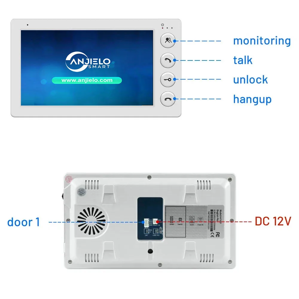 ANJIELO SMART Apartment Video  - Home Security Uk ulasan dan harga