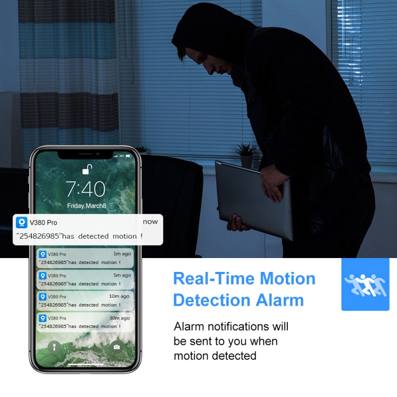 Indoor/Outdoor Home Security 1 - Home Security Wireless Camera ulasan dan harga
