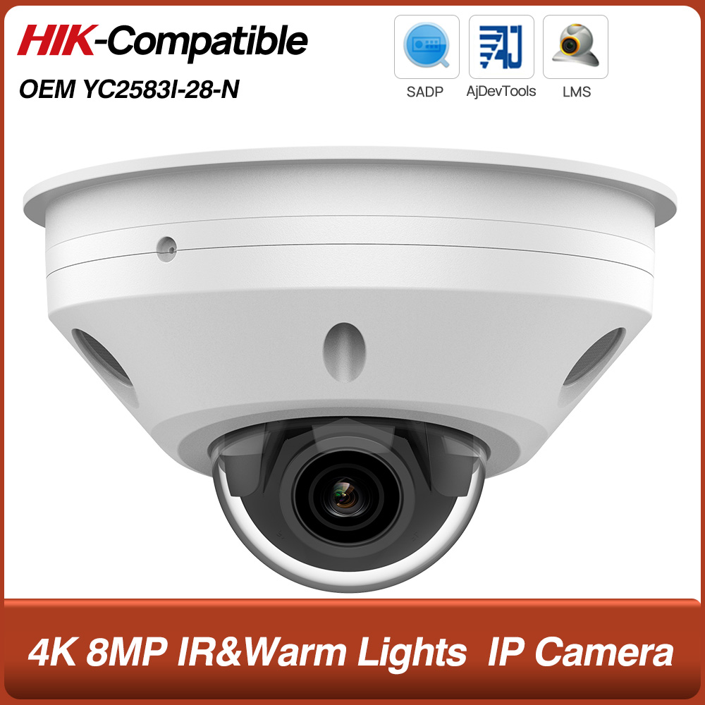 4K 8MP POE IR&Warm Lights fish - Home Security Hikvision ulasan dan harga