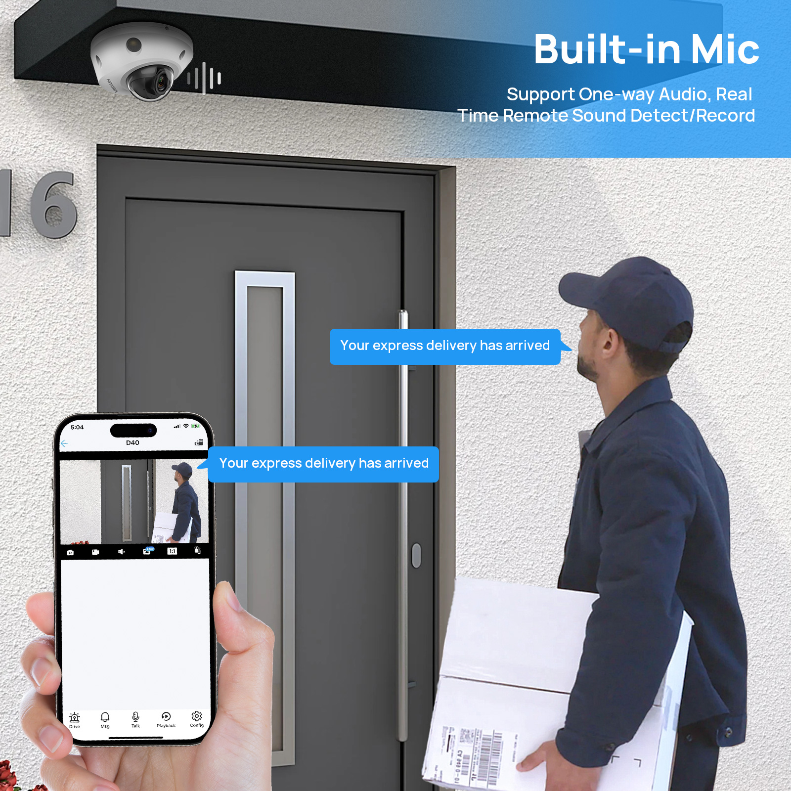 4K 8MP POE IR&Warm Lights fish - Home Security Hikvision ulasan dan harga