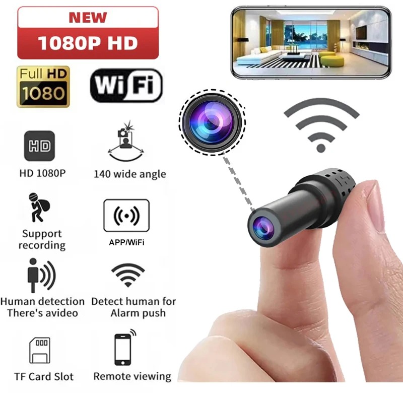 Mini WiFi Camera HD 1080P Indo - Home Security With Monitoring ulasan dan harga