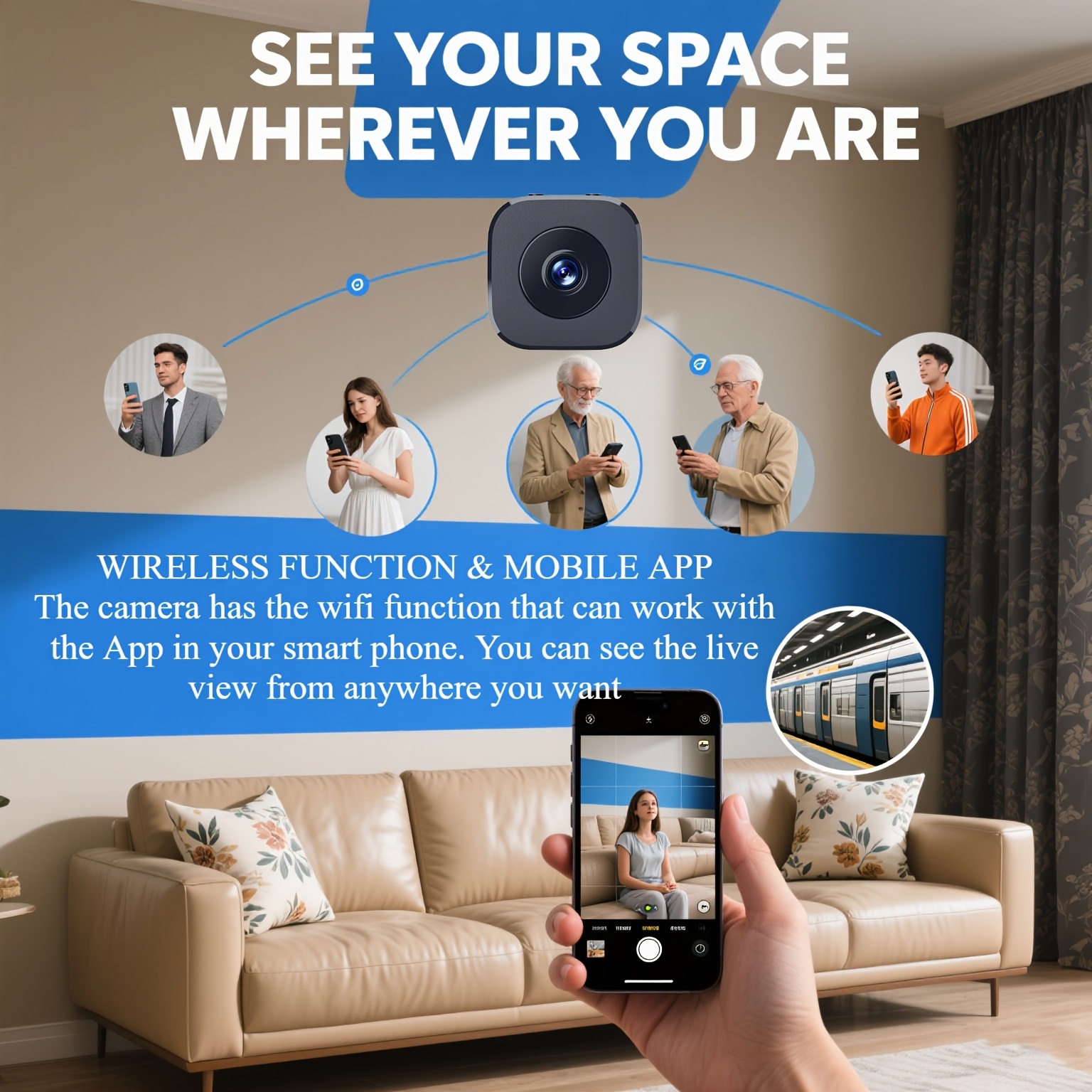 1080P HD Mini WiFi Camera Indo - Home Security With Monitoring ulasan dan harga