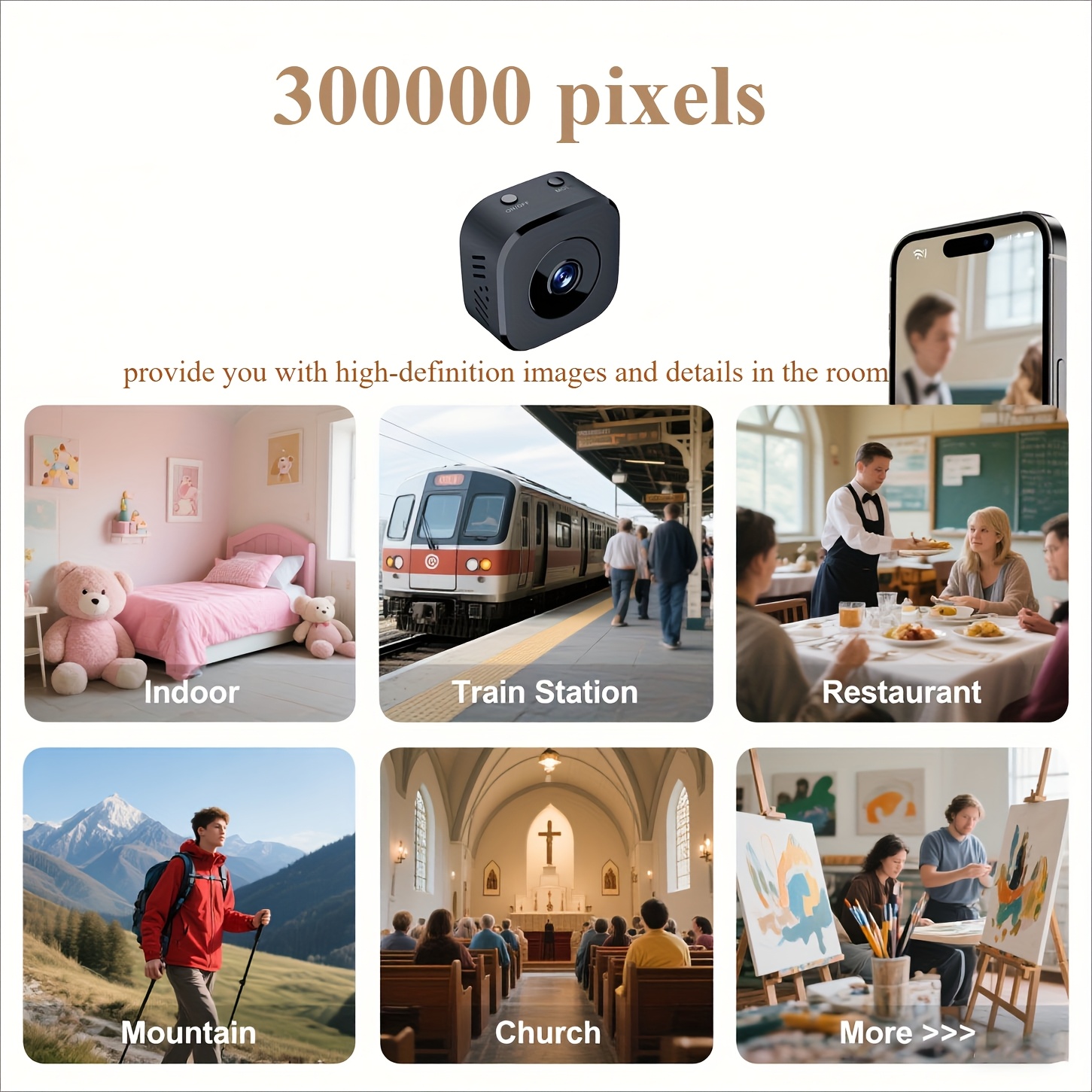 1080P HD Mini WiFi Camera Indo - Home Security With Monitoring ulasan dan harga