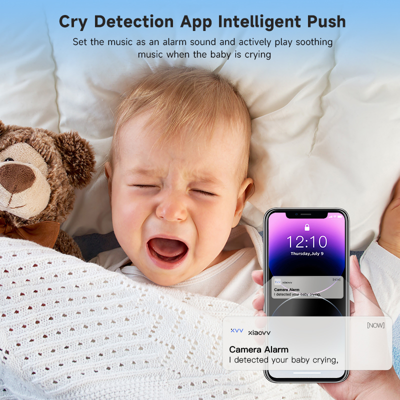 4MP WiFi xiaovv indoor Baby Mo - Home Security Wireless Camera ulasan dan harga