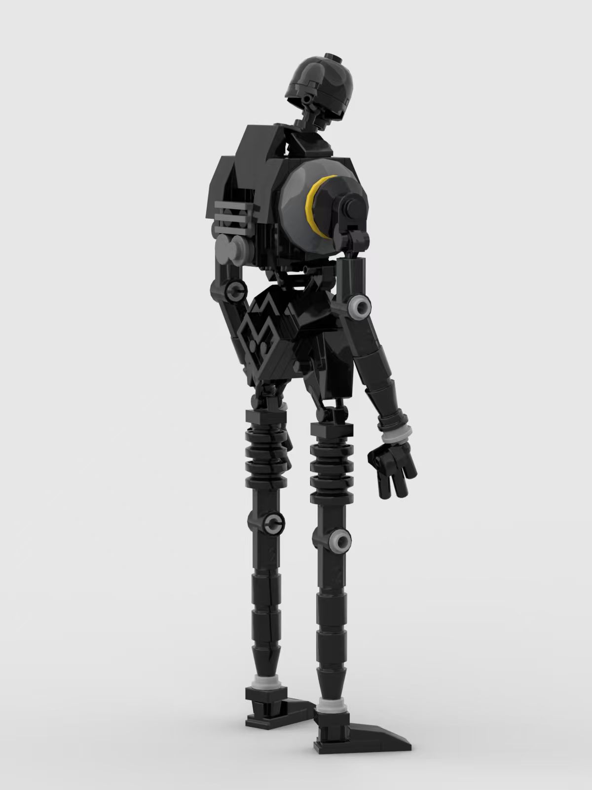 New MOC Black Security Robot H - Home Security Robots ulasan dan harga