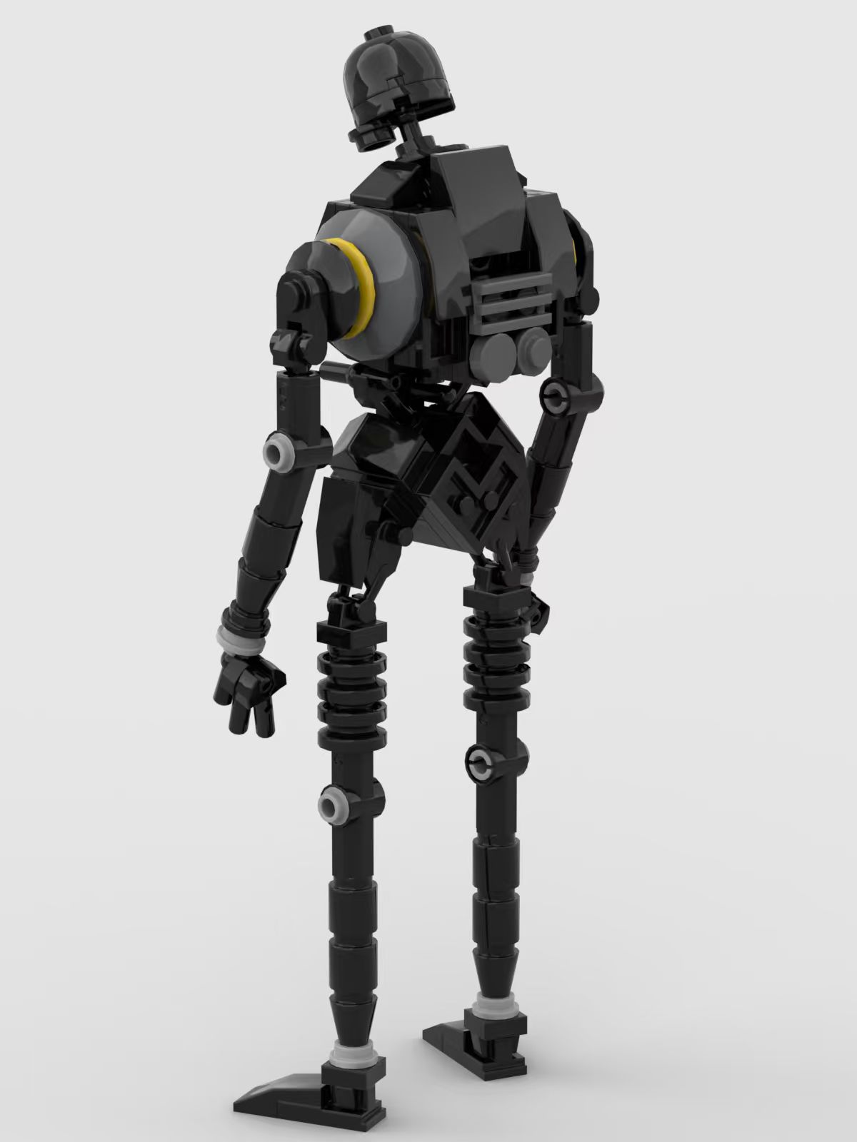 New MOC Black Security Robot H - Home Security Robots ulasan dan harga