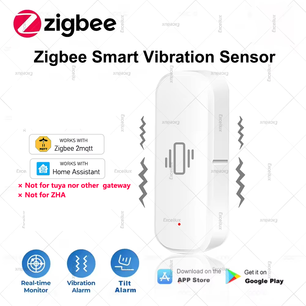 Zigbee Smart Vibration Sensor  - Home Security With Monitoring ulasan dan harga