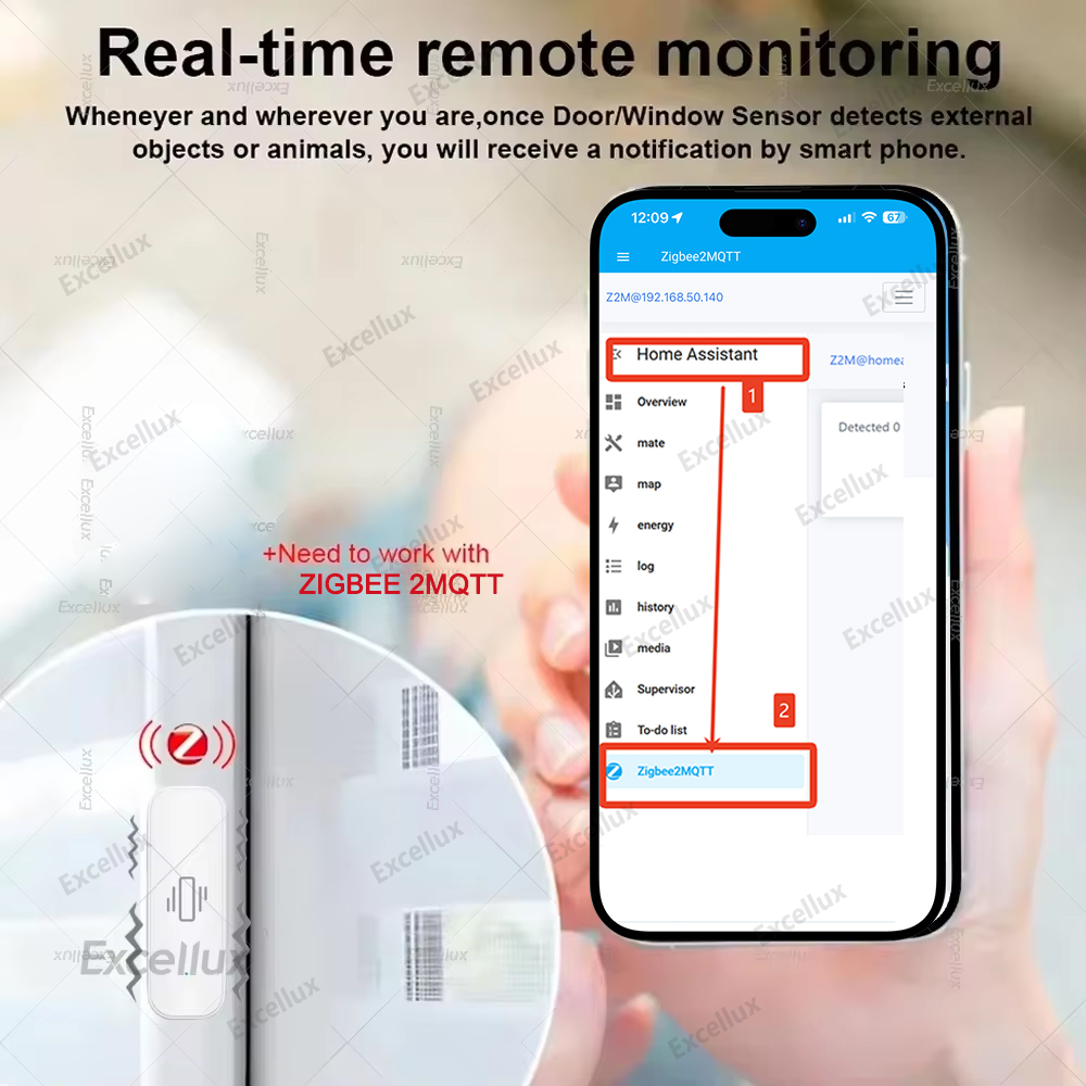 Zigbee Smart Vibration Sensor  - Home Security With Monitoring ulasan dan harga