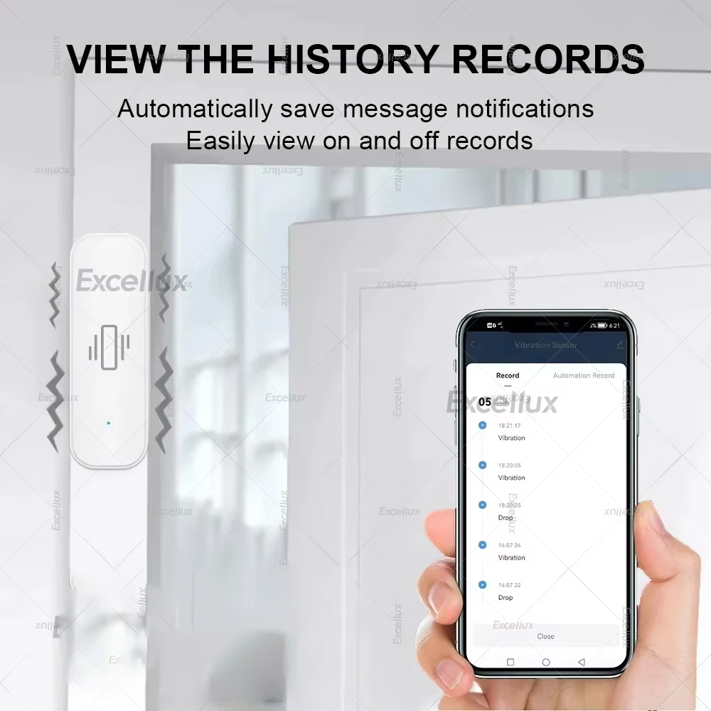 Zigbee Smart Vibration Sensor  - Home Security With Monitoring ulasan dan harga