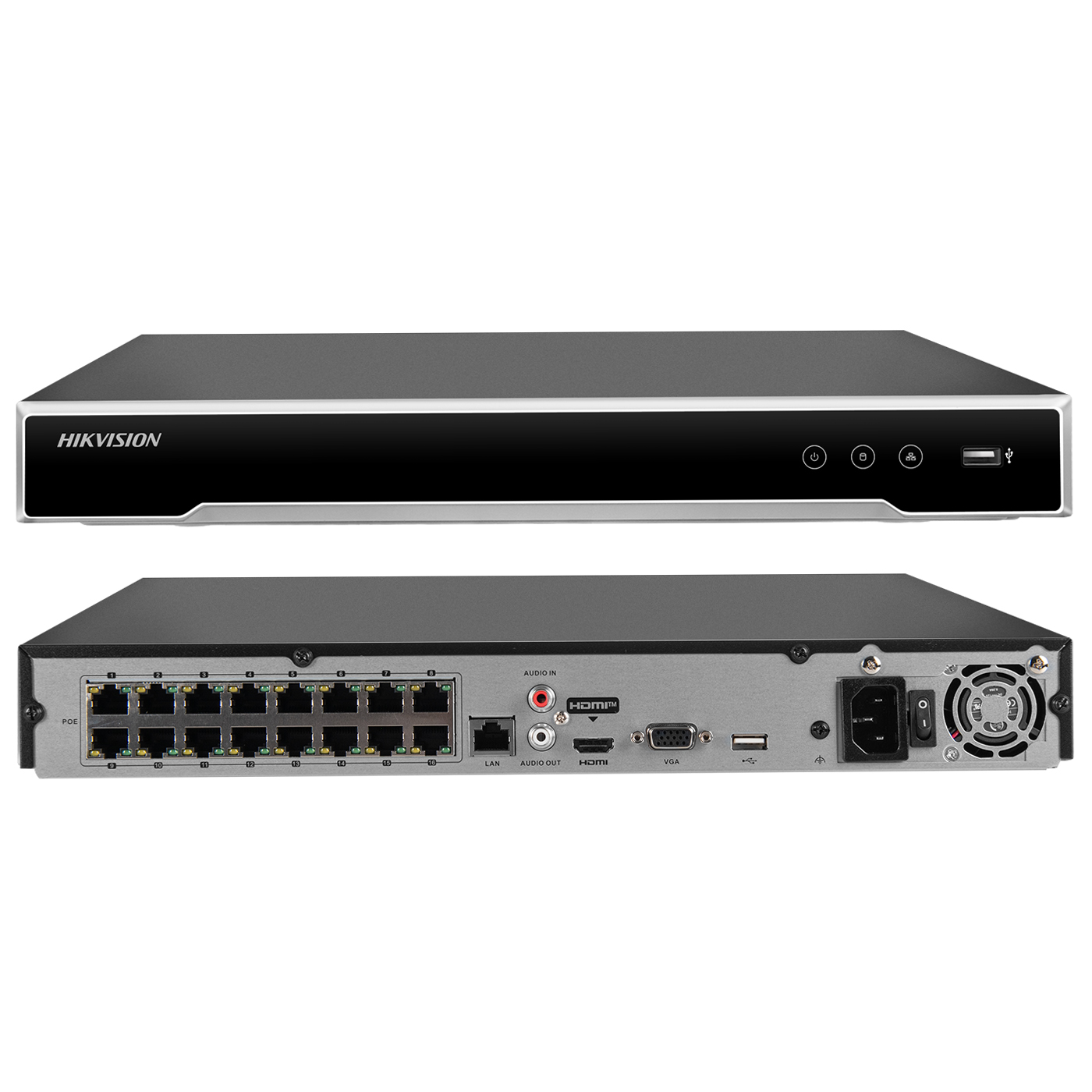 Hikvision NVR 16CH 1U 16 PoE 4 - Home Security Hikvision ulasan dan harga