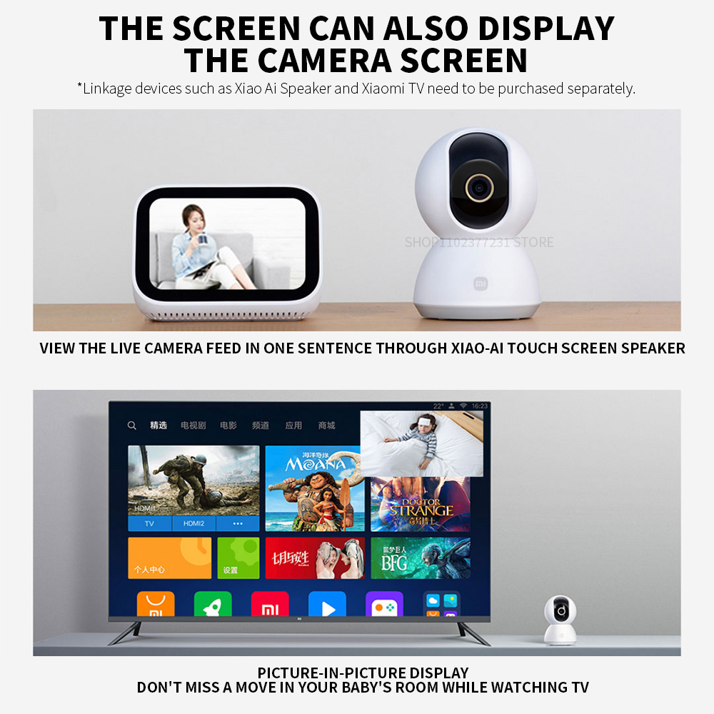 Original Xiaomi Smart Camera 2 - Home Security Camera Xiaomi Mi 360 ulasan dan harga