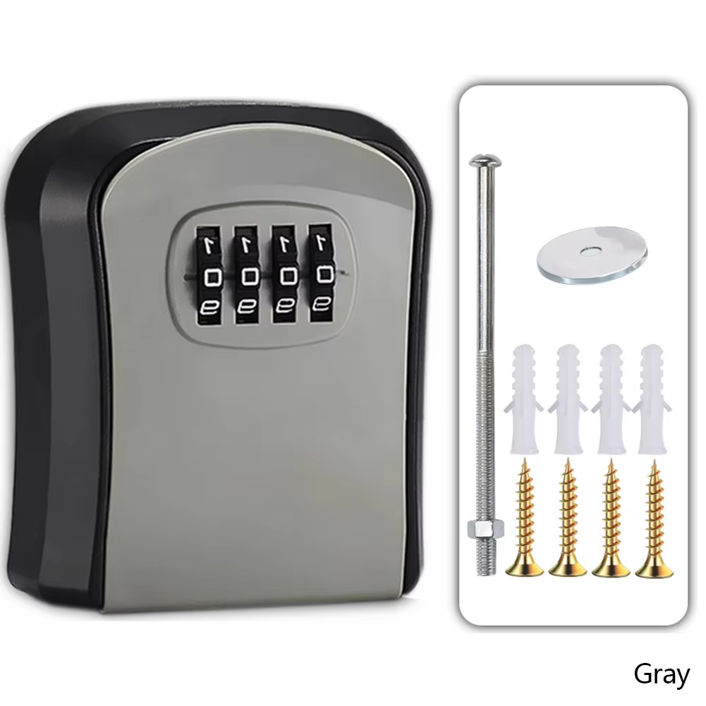 Wall Mount Key Lock Box with 4 - Home Security Essential ulasan dan harga