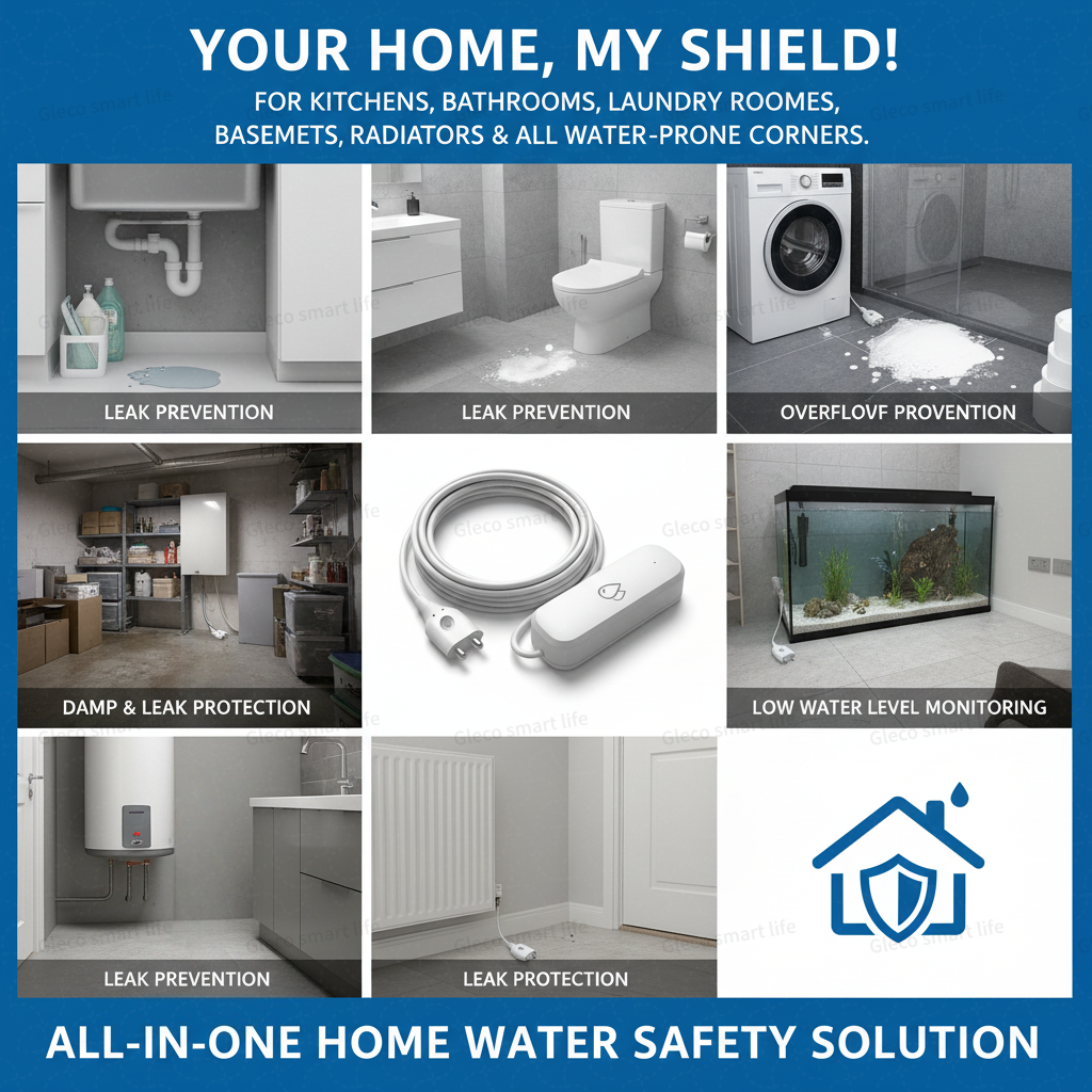 Tuya Zigbee Water Leak Sensor  - Home Security With Monitoring ulasan dan harga