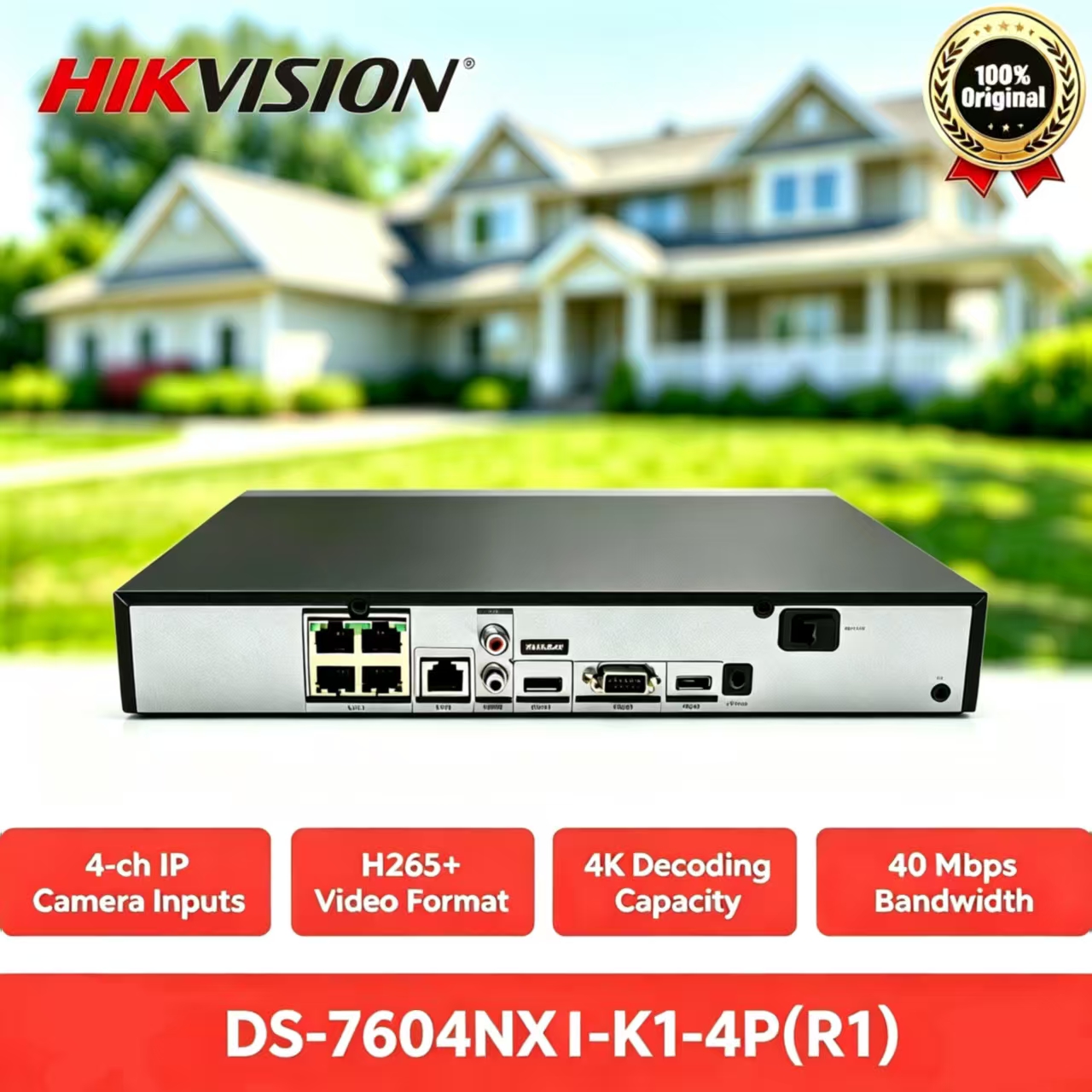 Hikvision NVR DS-7604NXI-K1-4P - Home Security Hikvision ulasan dan harga