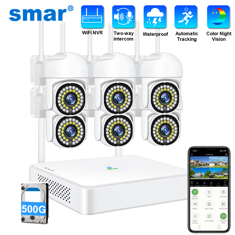 Smar 3MP Wireless CCTV Securit - Home Security Wireless Camera ulasan dan harga