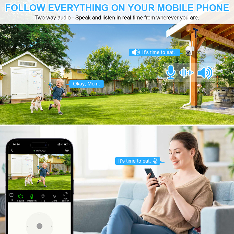 Smar 3MP Wireless CCTV Securit - Home Security Wireless Camera ulasan dan harga
