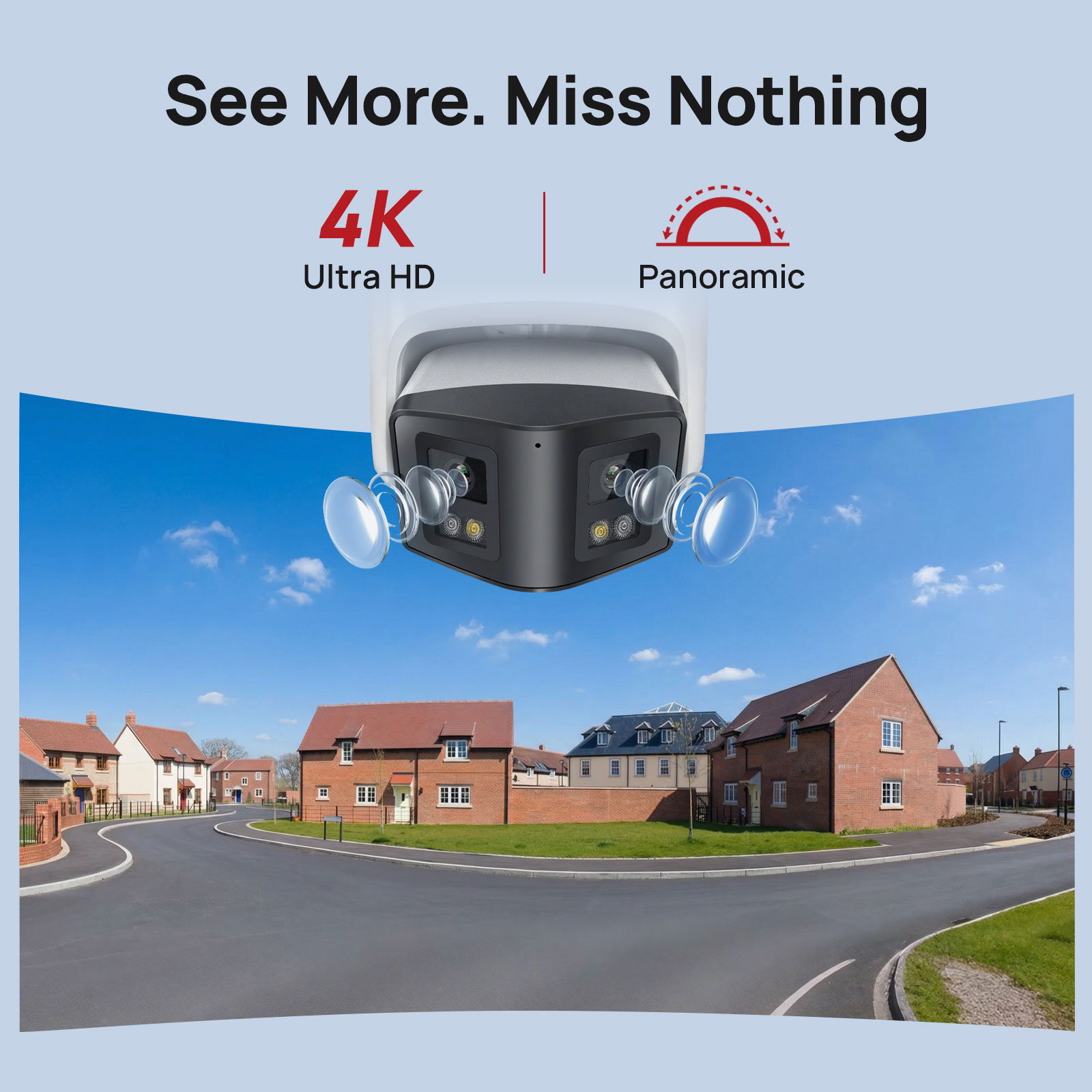 Vikylin 4/8MP Panoramic Dual L - Home Security Hikvision ulasan dan harga