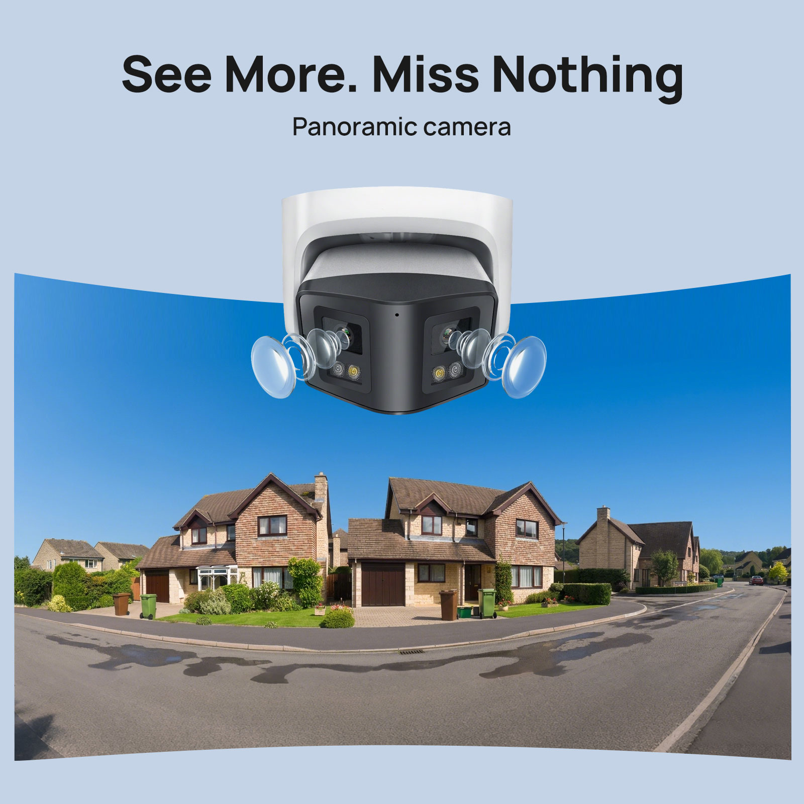 Vikylin 4/8MP Panoramic Dual L - Home Security Hikvision ulasan dan harga