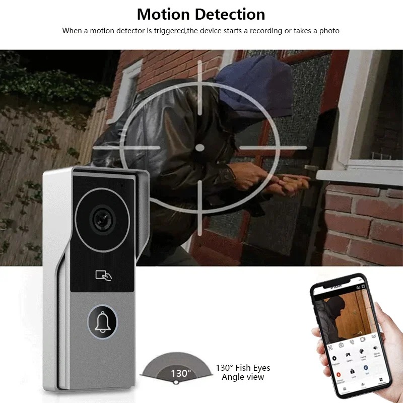 ANJIELO 10inch 2-Wire Visiopho - Home Security Uk ulasan dan harga