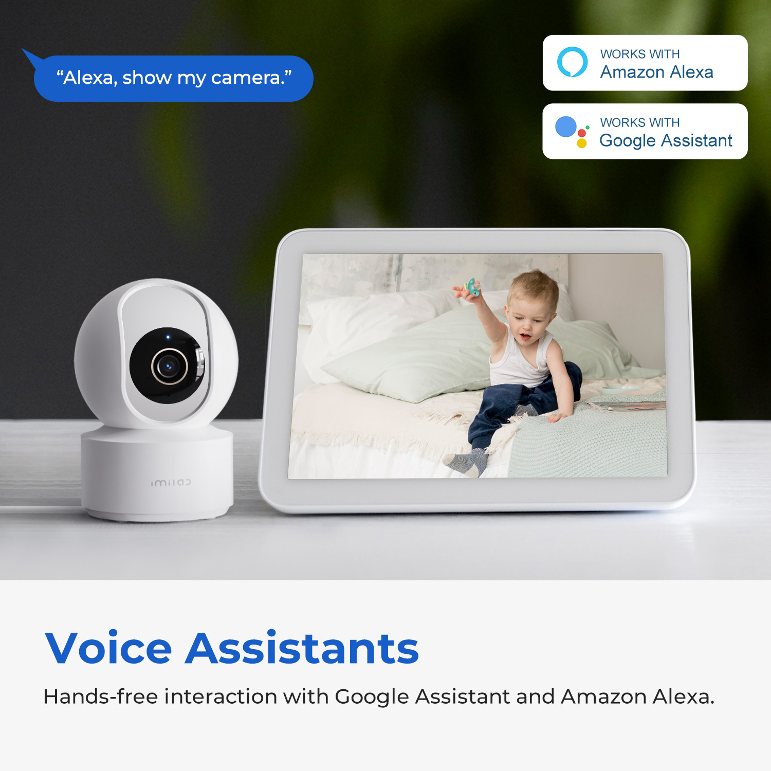 IMILAB Baby Monitor Indoor Sec - Home Security Camera Xiaomi Mi 360 ulasan dan harga