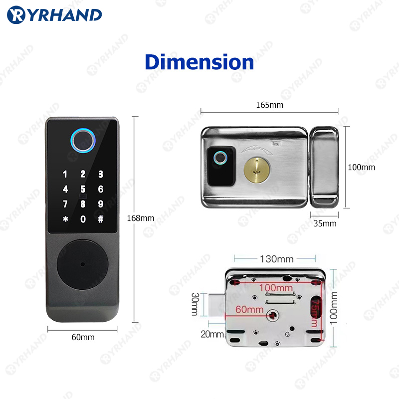 Tuya Smart lock Waterproof Wif - Home Security Essential ulasan dan harga